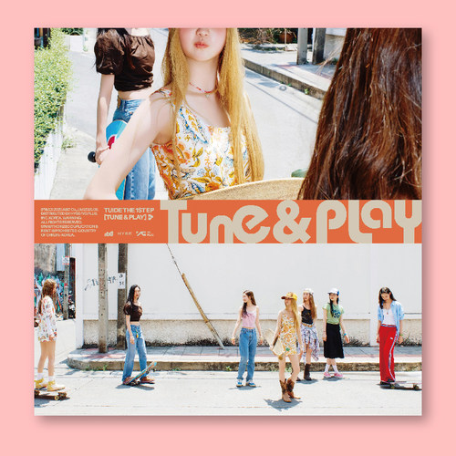 TUIDE女团TUNE&PLAY专辑封面海报kpop周边卧室装饰画墙贴无框画