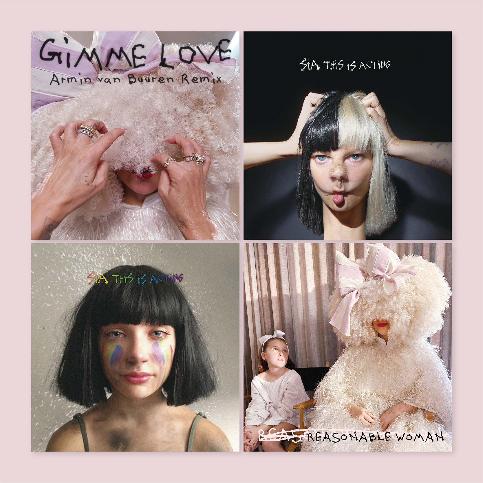 sia 希雅·富勒宿舍卧室房间客厅挂画装饰照片墙专辑背景海报