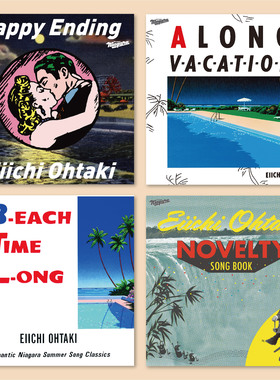 大泷咏一专辑封面海报日系citypop蒸汽波装饰画墙贴无框画挂画