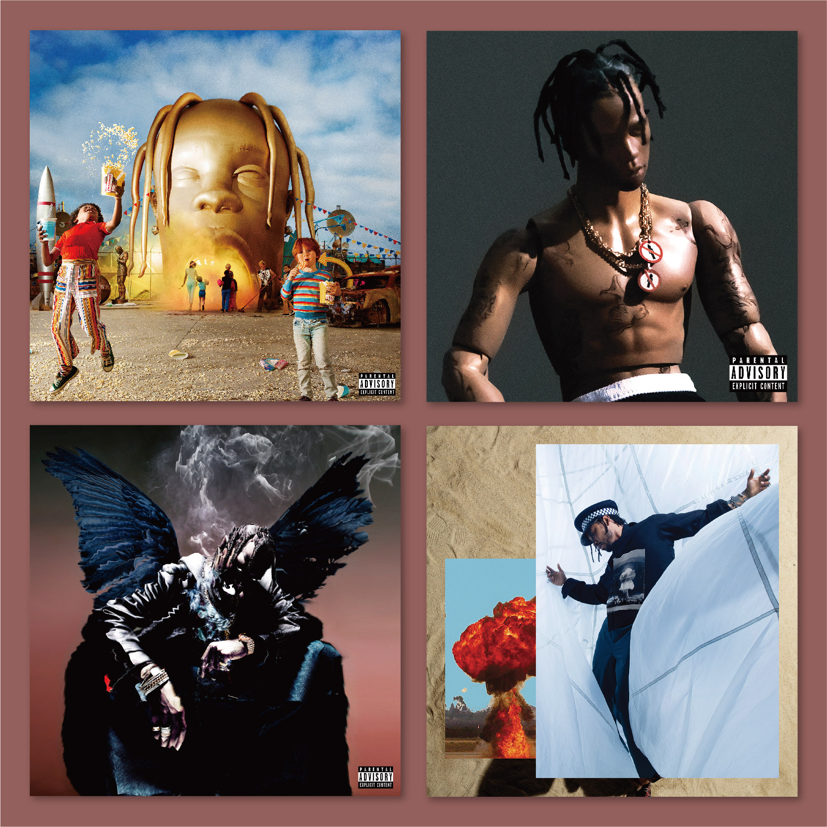 TravisScott专辑封面海报满5送1