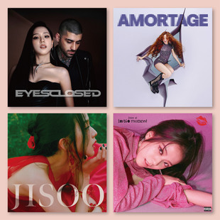 JISOO金智秀专辑封面海报周边blackpink装饰画墙贴无框画贴墙装饰