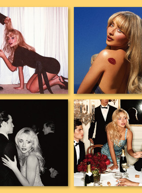 Sabrina Carpenter匠妹专辑写真封面写真海报卧室装饰画墙贴背景