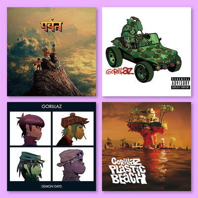 Gorillaz乐队专辑海报全店满5送1