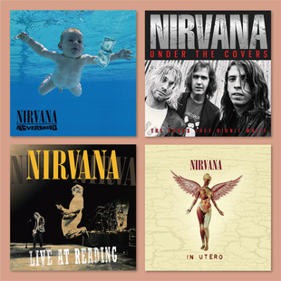 Nirvana涅槃乐队专辑封面海报床头装饰画墙贴无框画挂画贴墙照片