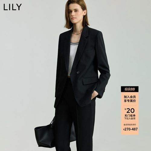LILY收腰一粒扣商务通勤智感西装