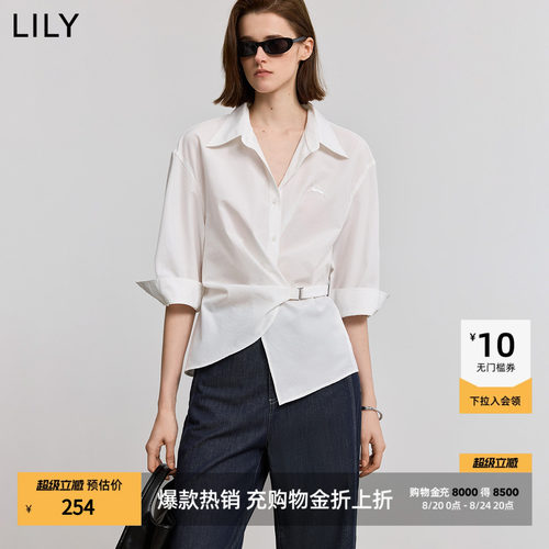 LILY通勤七分袖收腰薄款简约外套