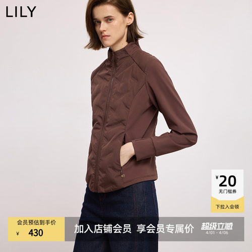 LILY短款通勤百搭修身轻薄羽绒服