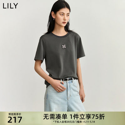 时尚通勤款百搭休闲T恤LILY