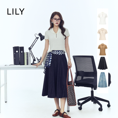【所有女生的衣橱直播间】LILY针织衫/浅蓝牛仔半裙/深蓝牛仔半裙