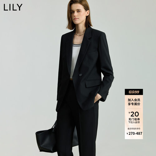 LILY收腰一粒扣商务通勤智感西装