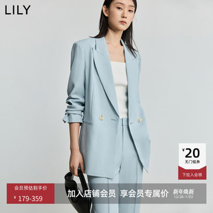气质高级通勤设计感简约职业西装 女装 LILY新款 外套 宋茜同款