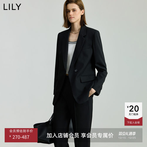LILY收腰一粒扣商务通勤智感西装