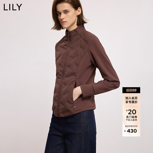 LILY短款通勤百搭修身轻薄羽绒服