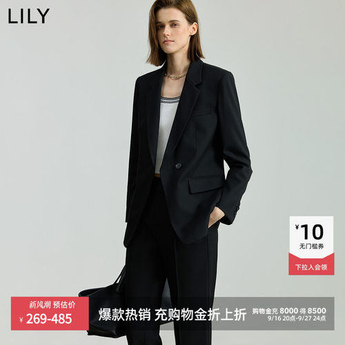 LILY收腰一粒扣商务通勤智感西装