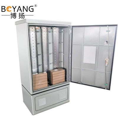 博扬 落地式电话交接箱 大对数电缆交接箱 室外防水配线箱含模块