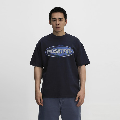 260g成衣酵洗做旧短袖T恤男