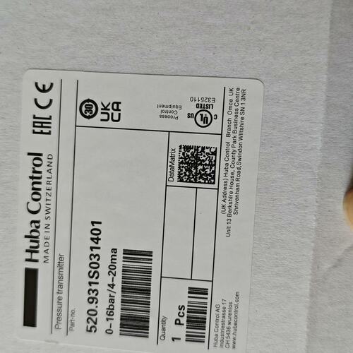 议价Huba Control压力变送器931S0314931S0331931S0341