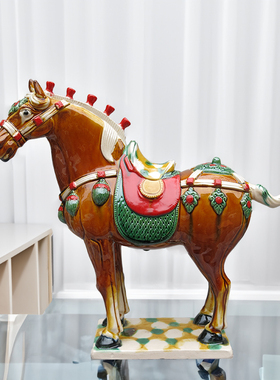 瓷福优陶瓷摆件中式门厅美观