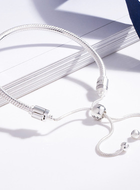 diy纯银串珠手链绳春季新品