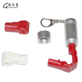 解锁器 金属强力磁铁开锁 防盗挂钩锁头小红锁扣钥匙单枝配件