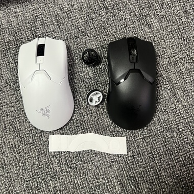 原装Razer雷蛇毒蝰V2Pro白色黑色无线鼠标上壳脚贴顶盖底壳鼠标壳