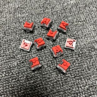 原装雷蛇噬魂金蝎V2 机械键盘矮轴 热插拔线性段落光学轴体静音轴