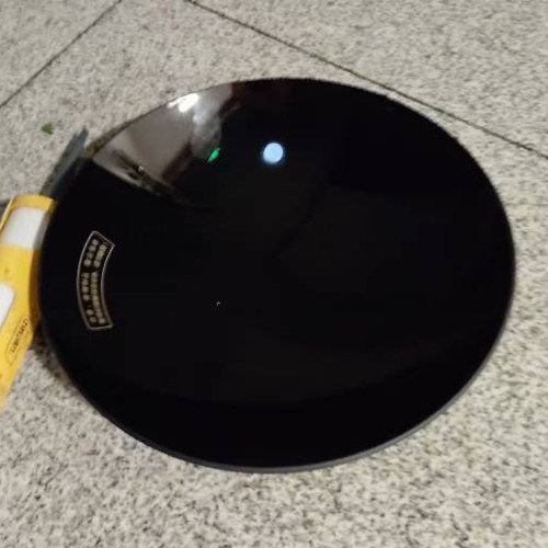 凹面微晶板电磁炉专用耐高温黑色微晶玻璃面板包邮送胶直径300mm