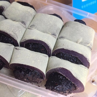 乌饭麻糍台州温岭临海紫阳陈记特产手工糍粑糯唧唧小吃豆沙馅包邮