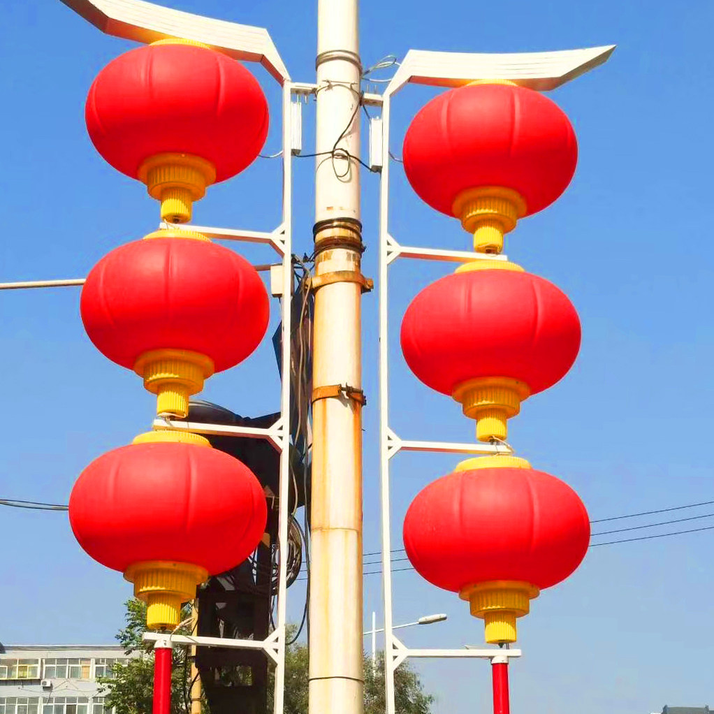 塑料户外防水景观定做大红灯笼