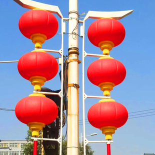 亚克力大红灯笼LED塑料灯笼户外防水亮化景观灯带灯连串灯笼定做