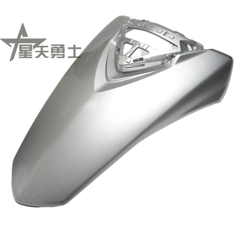 适用豪爵踏板摩托车外壳vf100/hj100t-8/8c前斜板面板鬼脸大板
