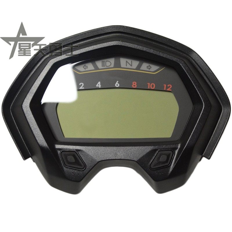 适用豪爵摩托车dk150s/hj125/150-30acde液晶仪表总成咪表码表壳