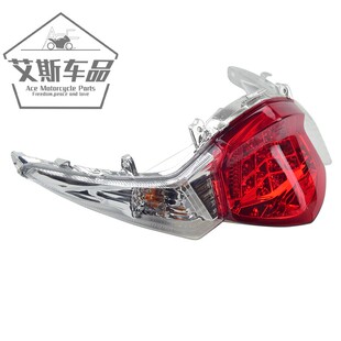 适用豪爵踏板摩托车VR150/HJ125T-19A尾灯总成刹车灯位置灯转向灯