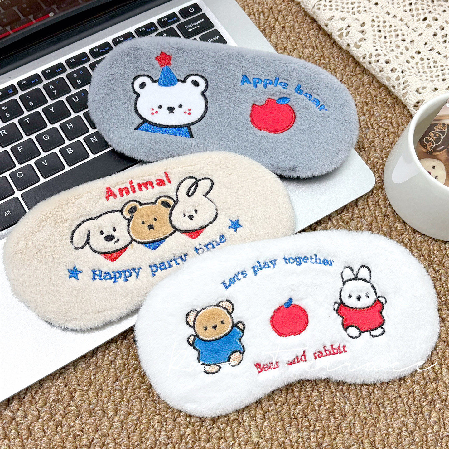 ins可爱小熊睡眠眼罩遮光睡觉专用热敷缓解疲劳学生午休护眼助眠,居家日用,冰敷/热敷眼罩,淘宝优惠券,粉丝福利购,淘宝优惠卷