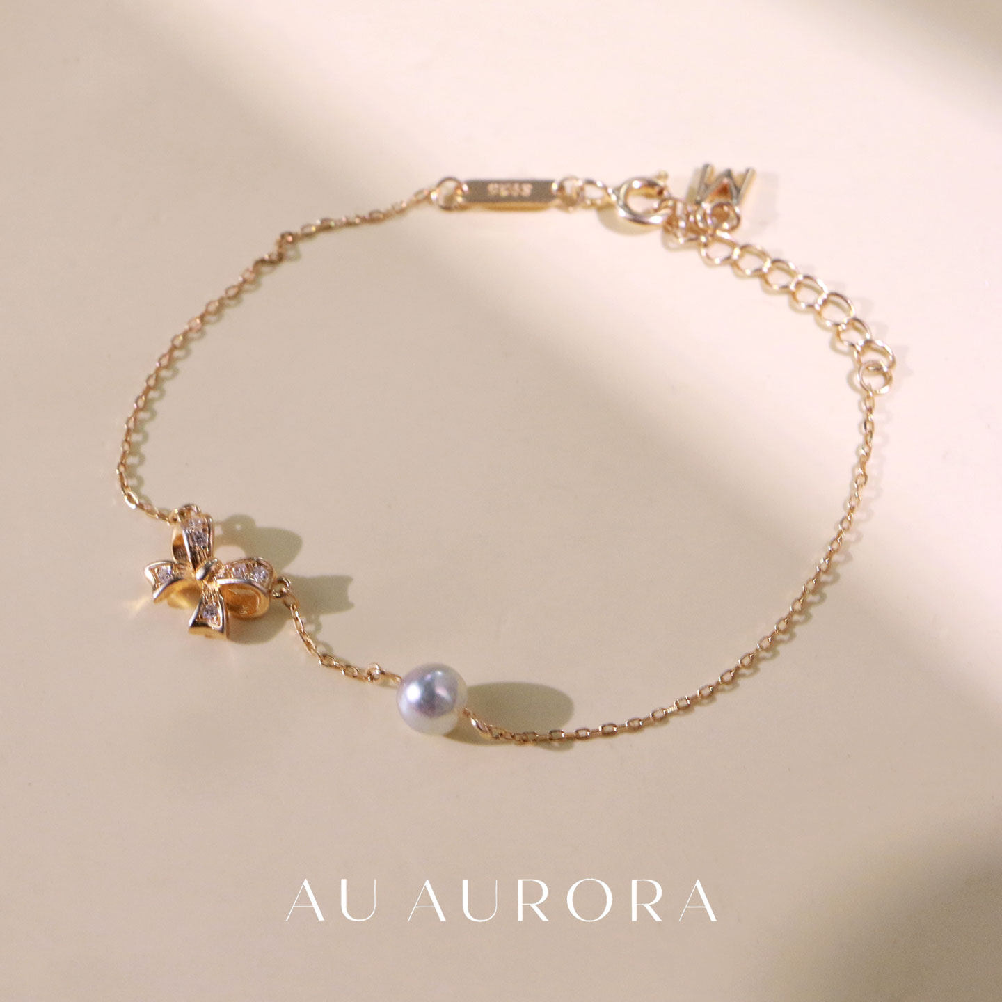 天然珍珠海水真多麻925金色手链蝴蝶精品送礼女友,珠宝/钻石/翡翠,手饰,淘宝优惠券,粉丝福利购,淘宝优惠卷