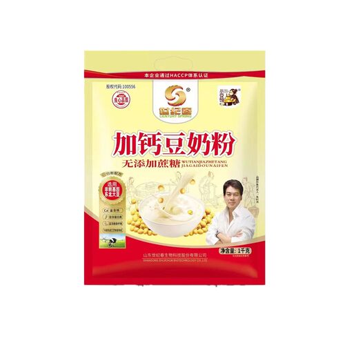 世纪春豆奶粉1000g无添加蔗糖