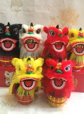 醒狮舞狮子狮鼓摆件特色工艺礼品