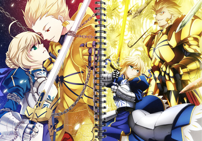 FATE本子/Fate线圈本/fate记事本/Fate金闪闪 Saber本子 多款