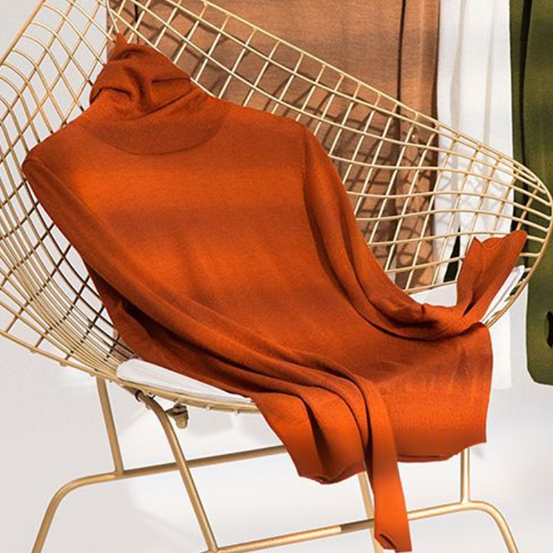 堆堆领内搭毛衣套头打底衫