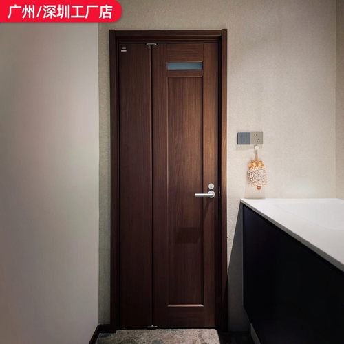折叠门无轨道浴室门厨房隐形门卫生间木门厕所门省空间三七折叠门