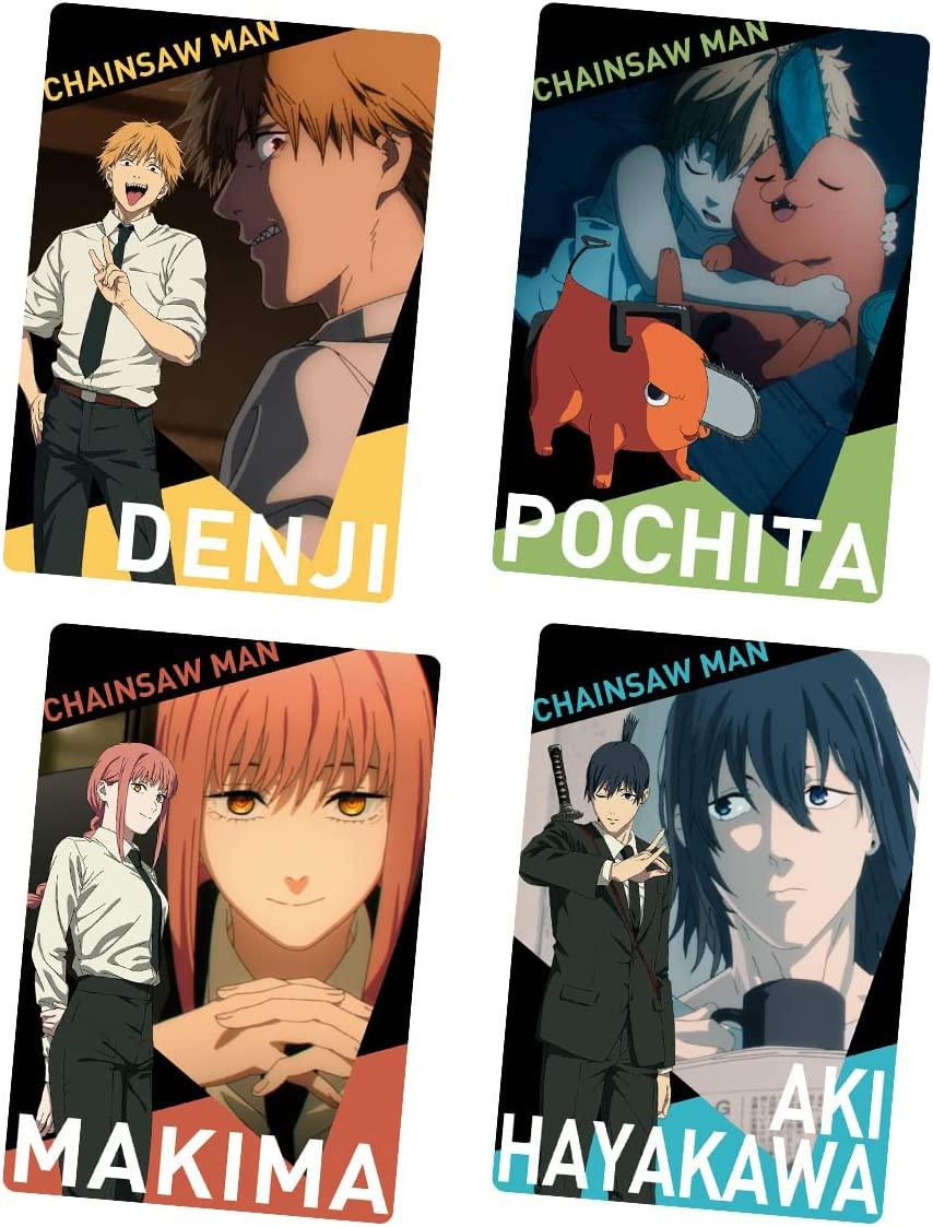 日版万代电锯人链锯人tv名场面收藏卡金属卡食玩电次周边