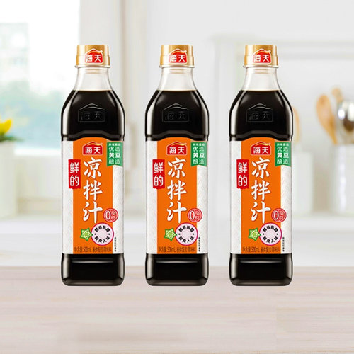 海天鲜的凉拌汁500mL*3瓶装