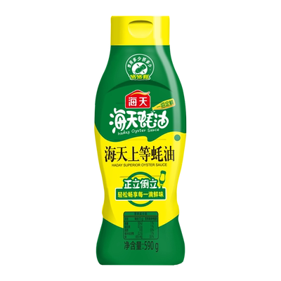 海天0添加上等蚝油600g挤挤装