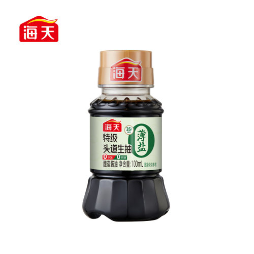 海天薄盐0添加特级头道生抽100mL