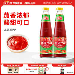 海天番茄酱番茄沙司510g*2瓶装家用商用番茄披萨沙拉西红柿酱料