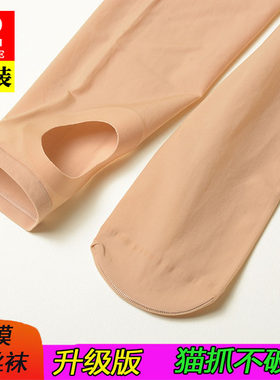 钢丝袜女冰丝连裤袜春夏薄款腿毛