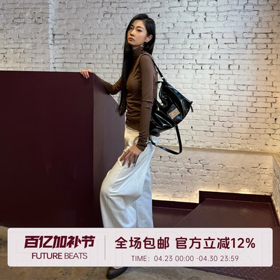 【现货】FUTURE BEATS 秋冬羊毛莱赛尔修身内搭高领堆堆领长袖