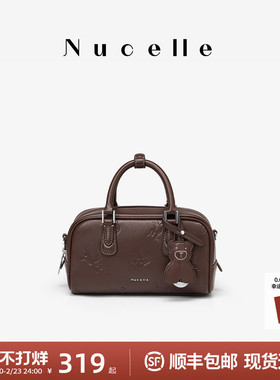 【沈月同款】NU纽芝兰飞马方巧包2026新款波士顿斜挎手提保龄球包