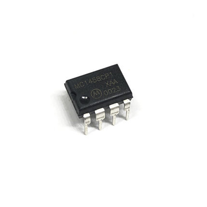MC1458CP1双路运算放大器-运放集成电路 IC OPAMP GP 1MHZ 8DIP