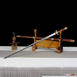 龙泉夏莊武备小乾隆细剑三枚合夹钢宝剑刀剑摆件送礼收藏未开刃